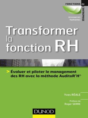 cover image of Transformer la fonction RH